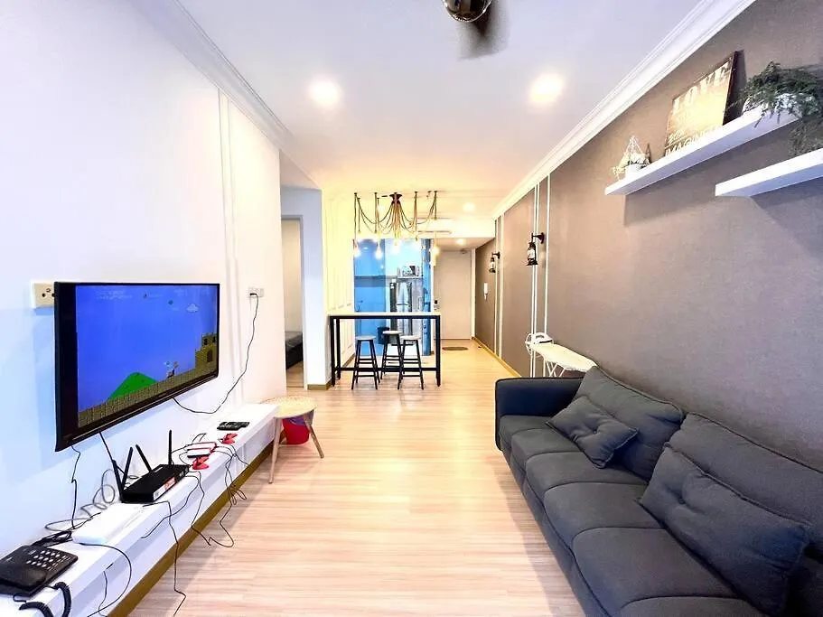 Grand Suite @ The Wave Residence-Cozy 2-Br Retreat: Ac, Street Views & Games Malacca