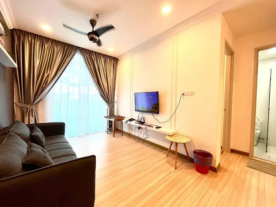 Grand Suite @ The Wave Residence-Cozy 2-Br Retreat: Ac, Street Views & Games Malacca Διαμέρισμα