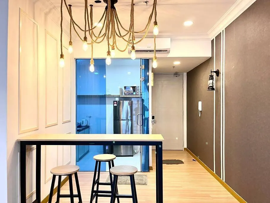 Grand Suite @ The Wave Residence-Cozy 2-Br Retreat: Ac, Street Views & Games Malacca Διαμέρισμα